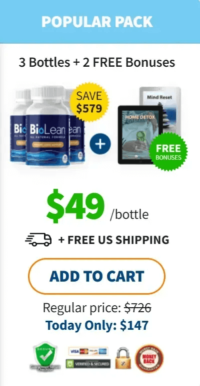 BioLean 3 bottles